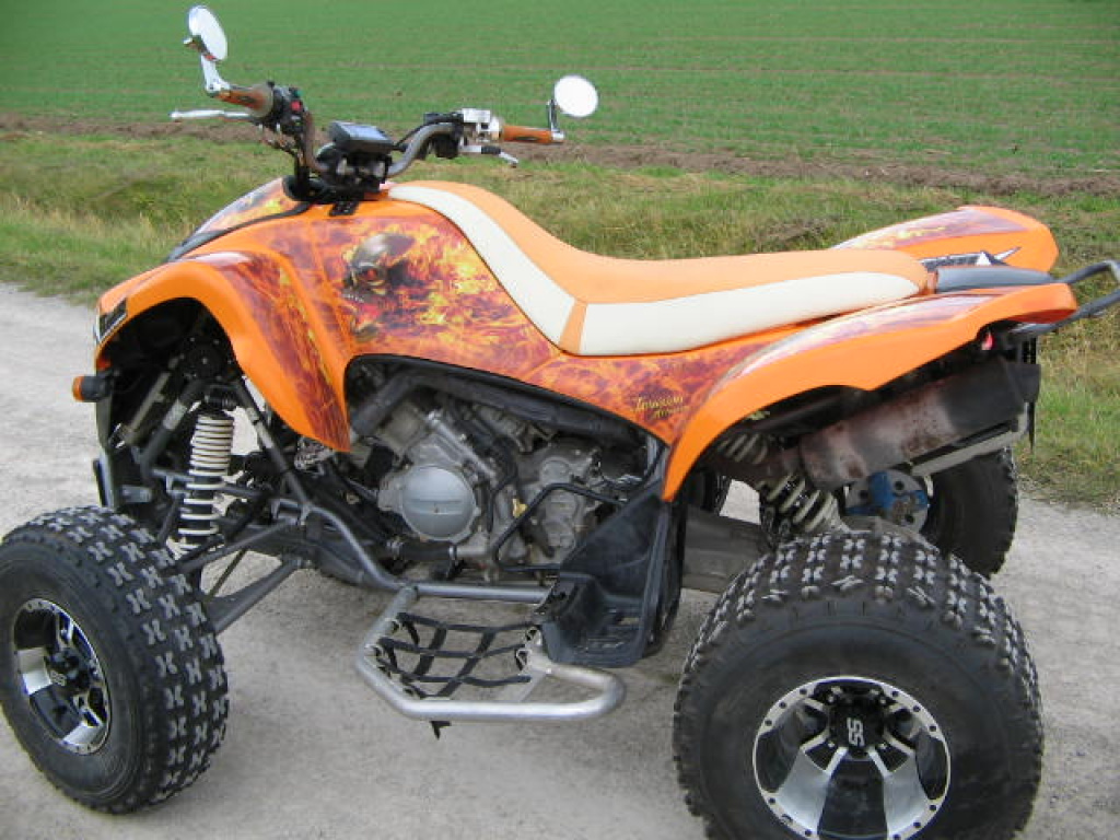 Nitro Orange, Feuerfarbe = Natürlich für Kawasaki KFX 700