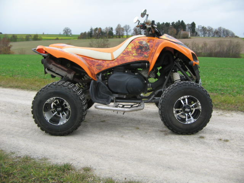 Nitro Orange, Feuerfarbe = Natürlich für Kawasaki KFX 700