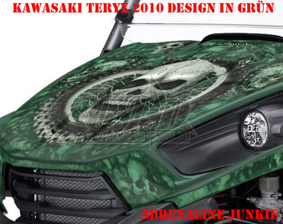 Adrenaline Junkie Green for Kawasaki Teryx 750 2010-2012
