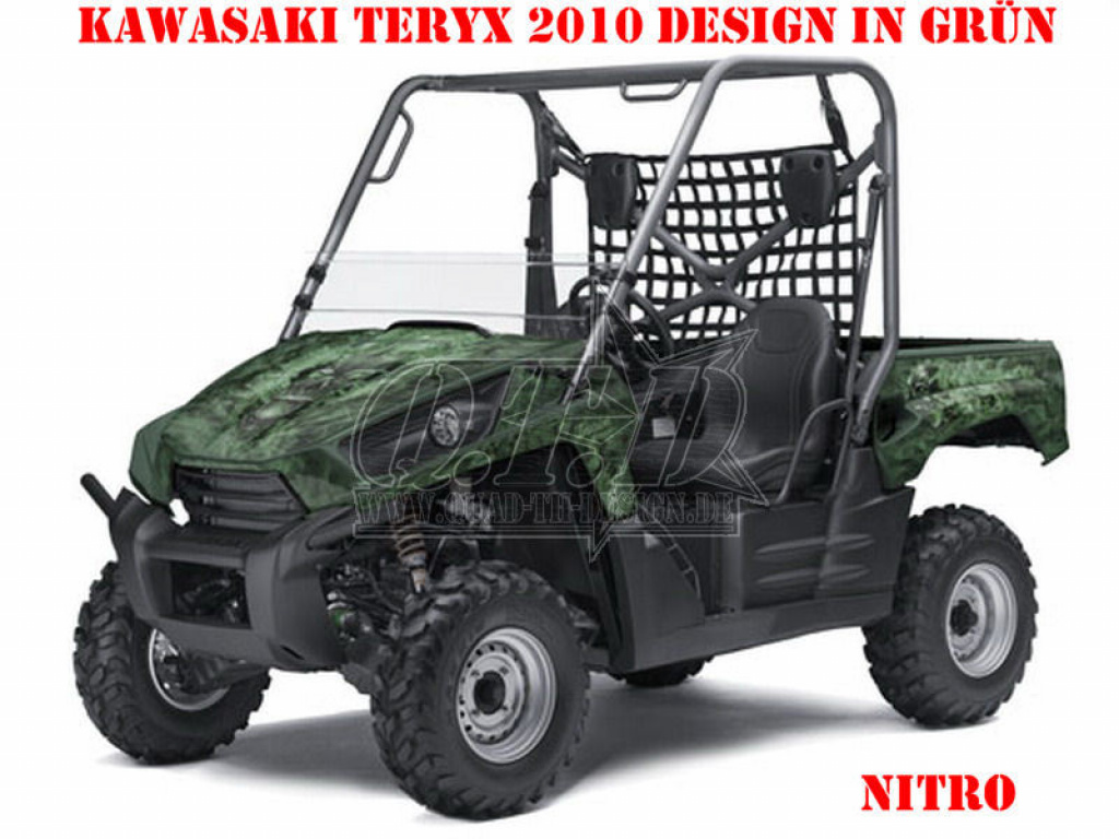 Nitro Green, Fire Color = Design color for Kawasaki Teryx 750 2010-2012
