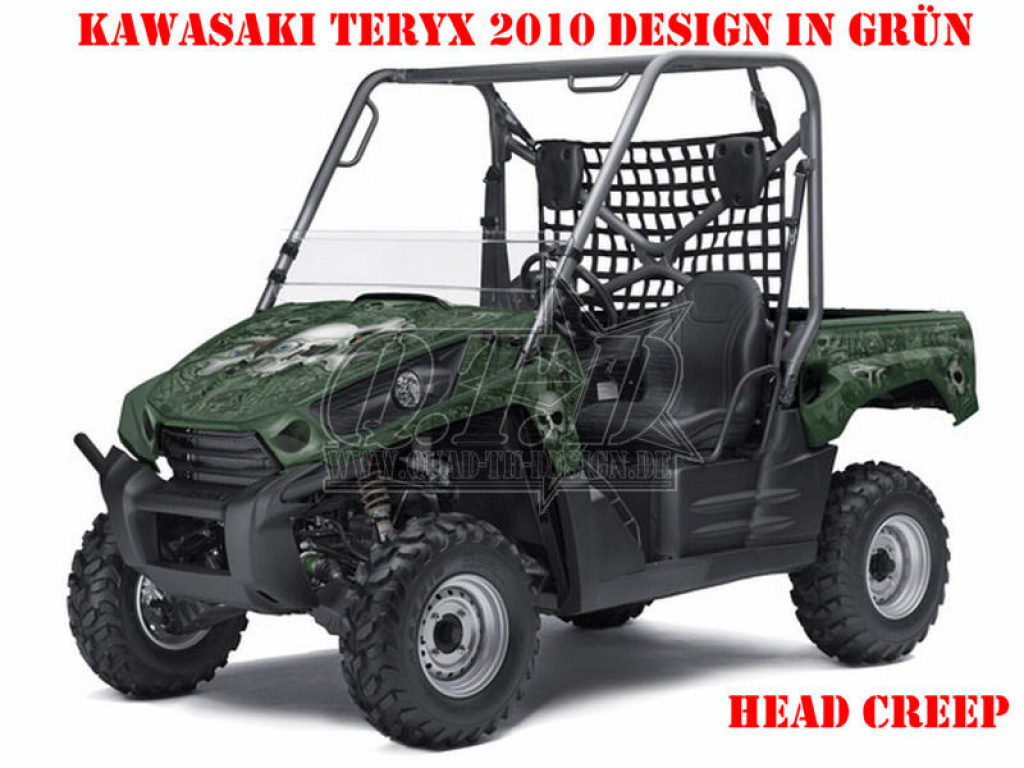 Head Creeps Green for Kawasaki Teryx 750 2007-2009