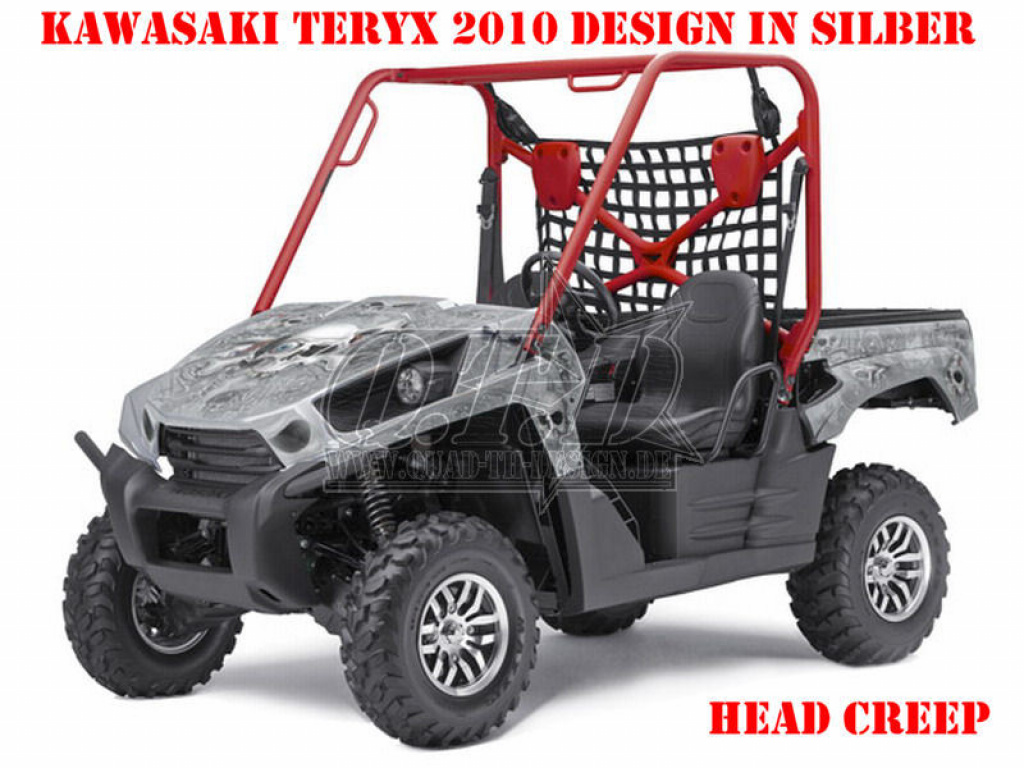 Head Creeps Silver for Kawasaki Teryx 750 2007-2009