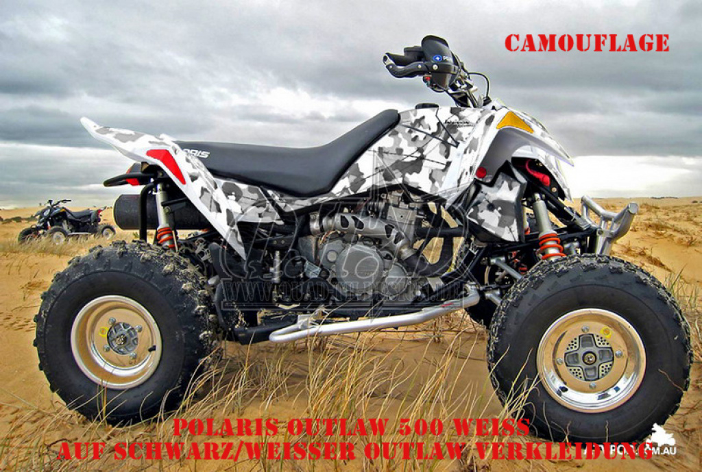 Camo White for Polaris Outlaw 450/500/525 2006-2008