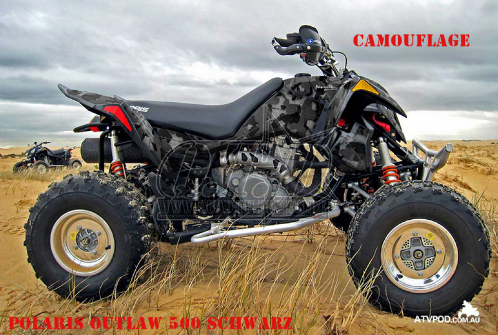 Camo Black for Polaris Outlaw 450/500/525 2006-2008