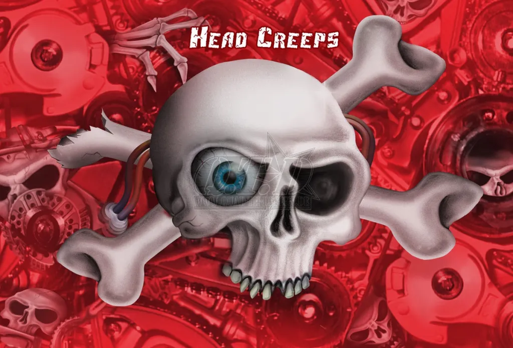 Head Creeps Rot für Polaris RZR 1000 Turbo - 2 Türer 2013-2018