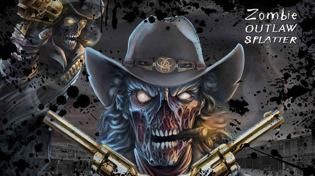 Zombie Outlaw Splatter Schwarz für Polaris RZR 1000 XP/Turbo 2 Türer 2013-2018