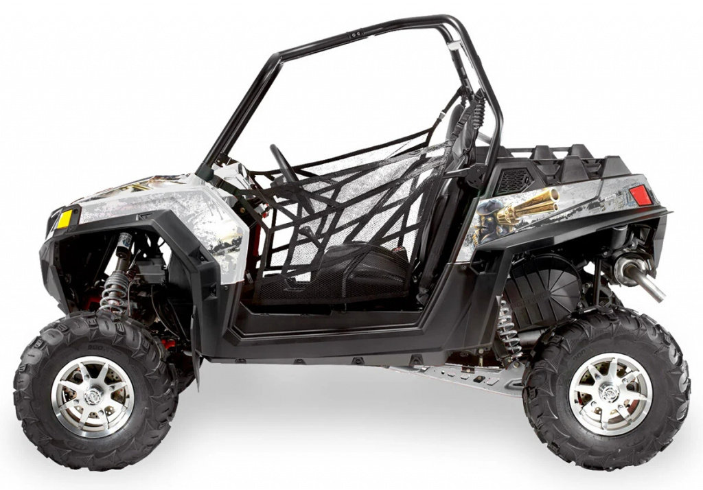 Zombie Outlaw Splatter Silber für Polaris RZR 900XP - 2011-2014