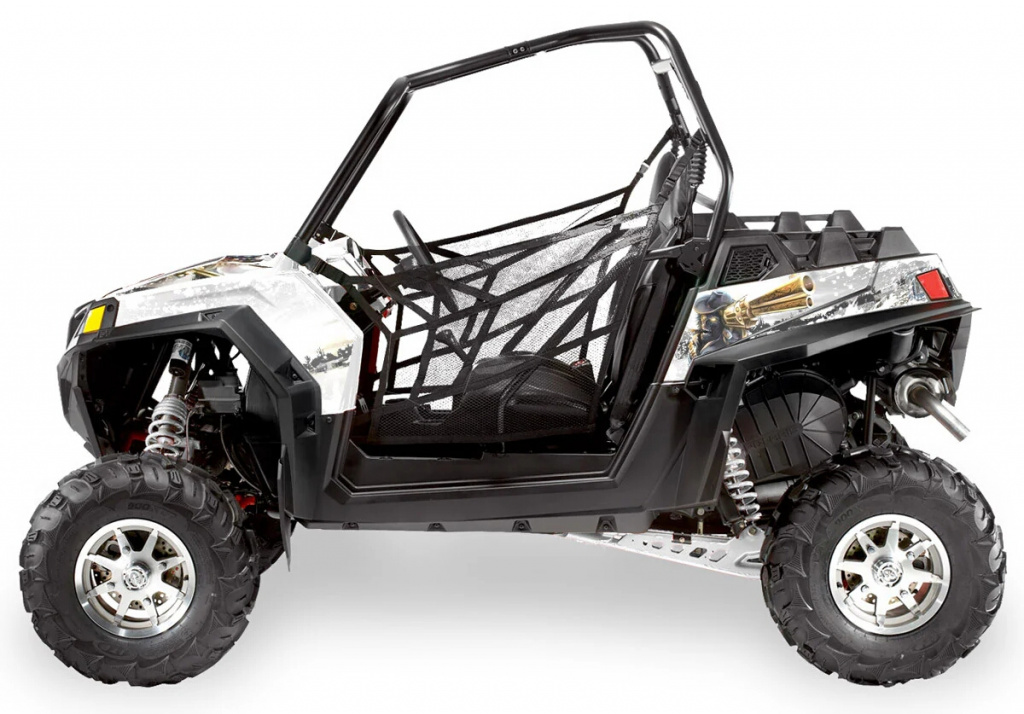 Zombie Outlaw Splatter Weiß für Polaris RZR 900XP - 2011-2014