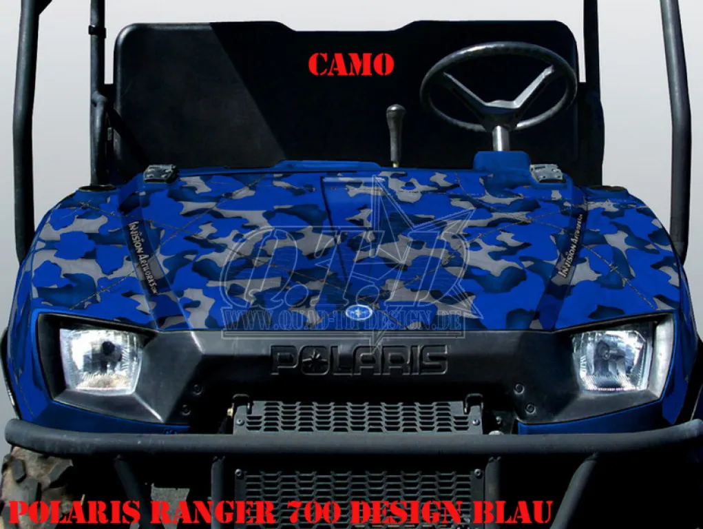 Camo Blue for Polaris Ranger 500XP/700XP 2005-2008
