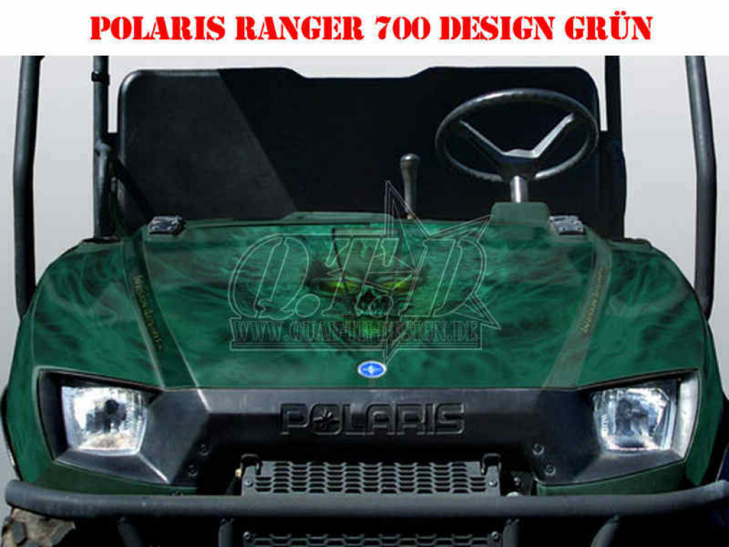 Nitro Grün, Feuerfarbe = Dekorfarbe für Polaris Ranger 500XP/700XP 2005-2008