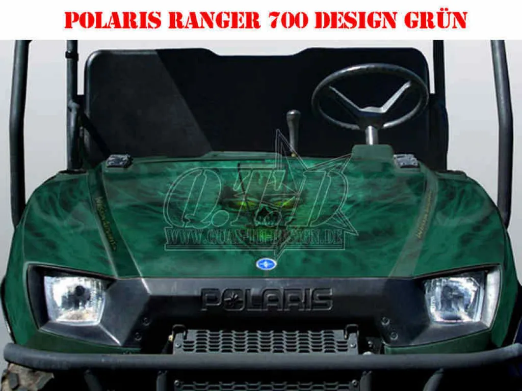 Nitro Green, Fire Color = Design color for Polaris Ranger 500XP/700XP 2005-2008