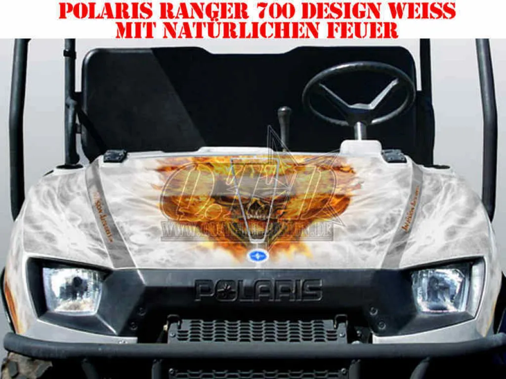 Nitro White, Fire Color = Natural for Polaris Ranger 500XP/700XP 2005-2008