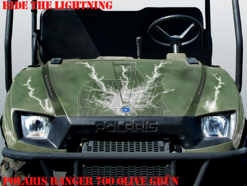 Ride the Lightning Olivgrün für Polaris Ranger 500XP/700XP 2005-2008