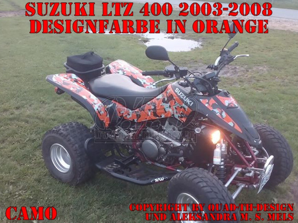 Camo Orange für Suzuki LTZ 400 2003-2008
