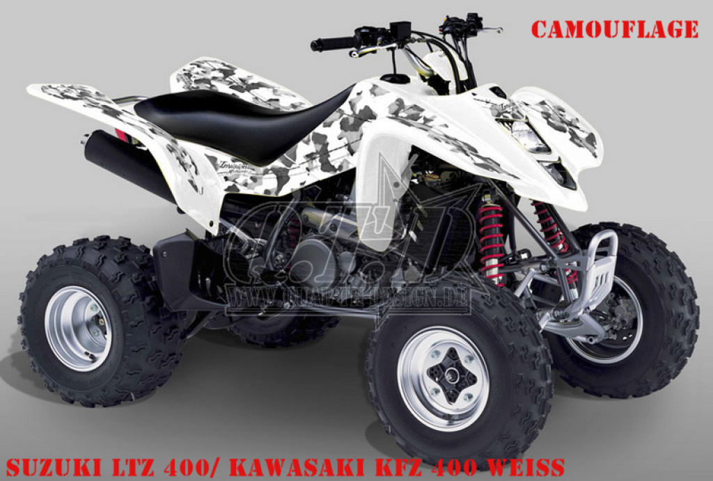 Camo Weiß für Suzuki LTZ 400 2003-2008