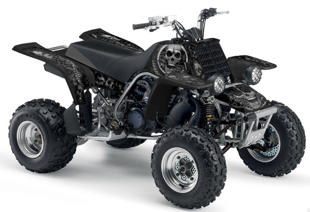 Adrenaline Junkie Schwarz für Yamaha Banshee YFZ 350