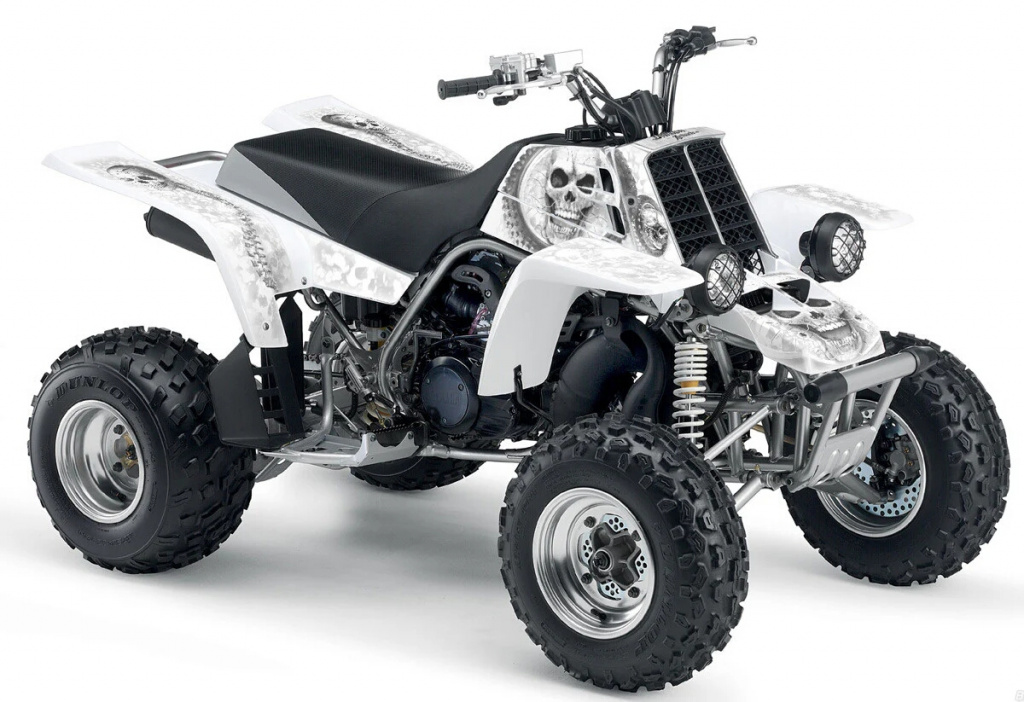 Adrenaline Junkie Weiß für Yamaha Banshee YFZ 350