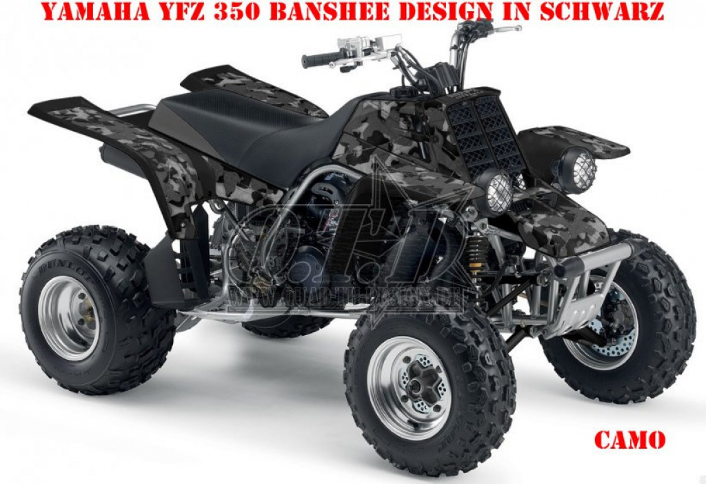 Camo Schwarz für Yamaha Banshee YFZ 350