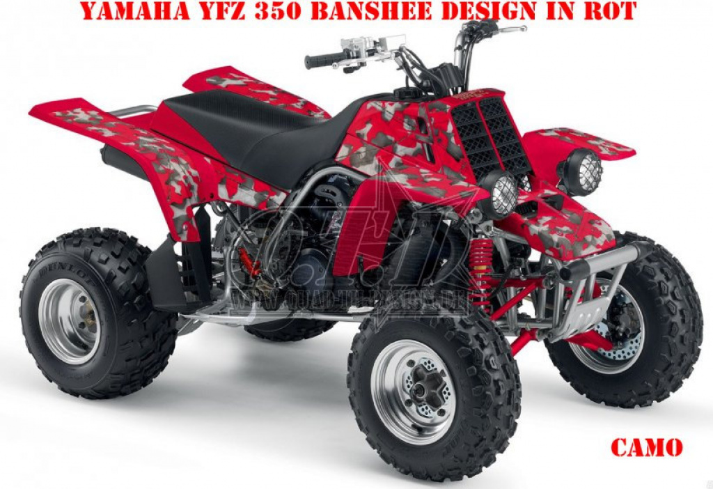 Camo Rot für Yamaha Banshee YFZ 350