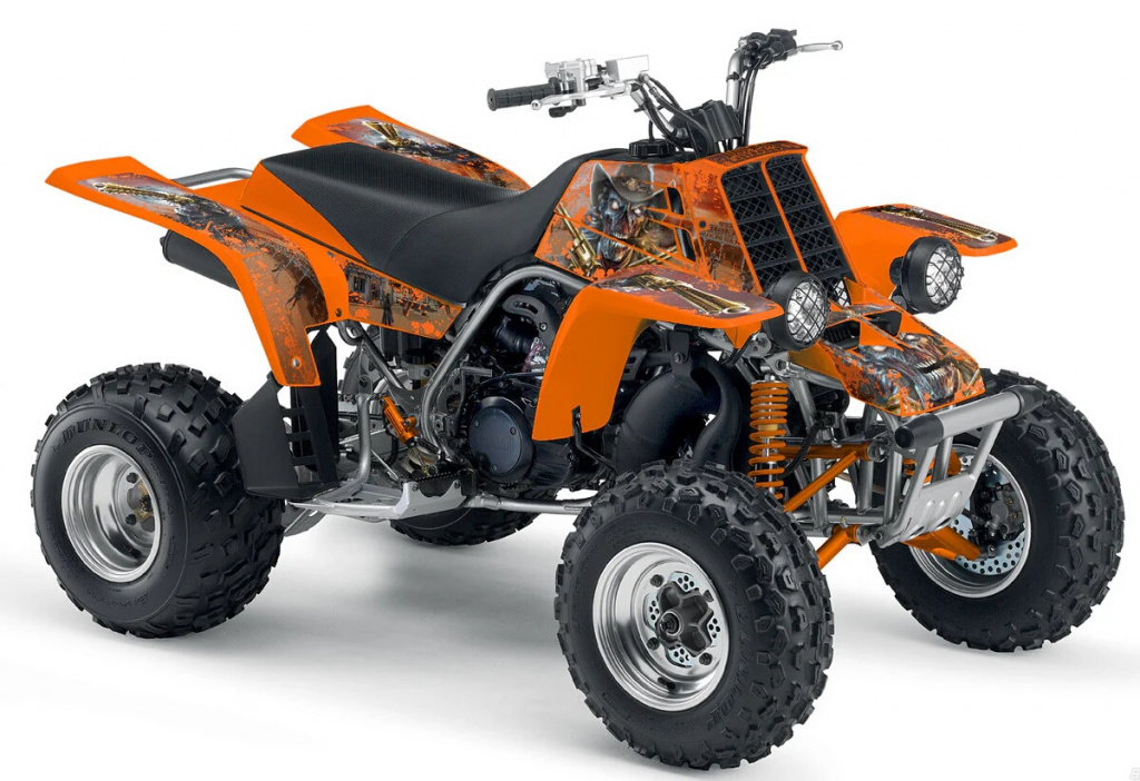 Zombie Outlaw Splatter Orange für Yamaha Banshee YFZ 350