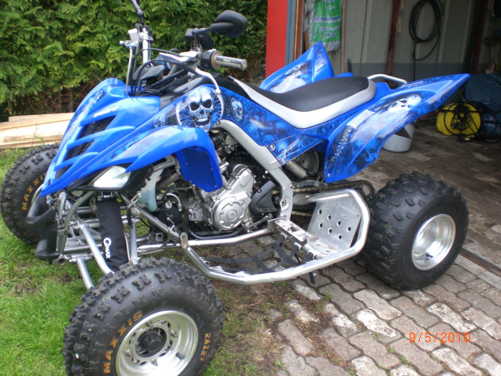 Adrenaline Junkie Blau für Yamaha Raptor YFM 700 R 2006-2012