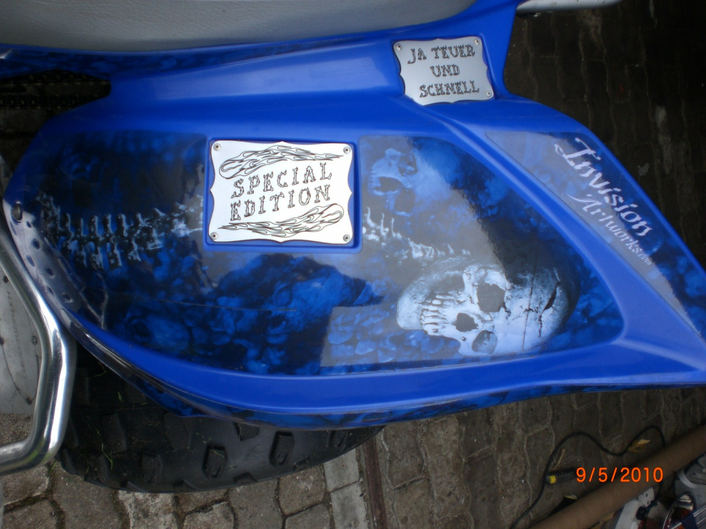 Adrenaline Junkie Blau für Yamaha Raptor YFM 700 R 2006-2012
