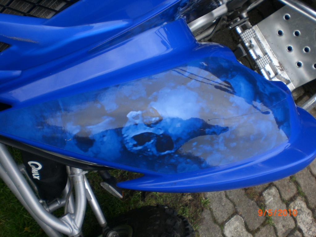 Adrenaline Junkie Blau für Yamaha Raptor YFM 700 R 2006-2012