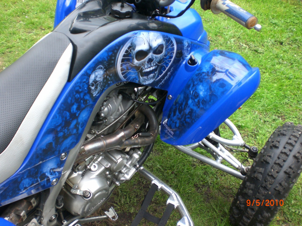 Adrenaline Junkie Blau für Yamaha Raptor YFM 700 R 2006-2012
