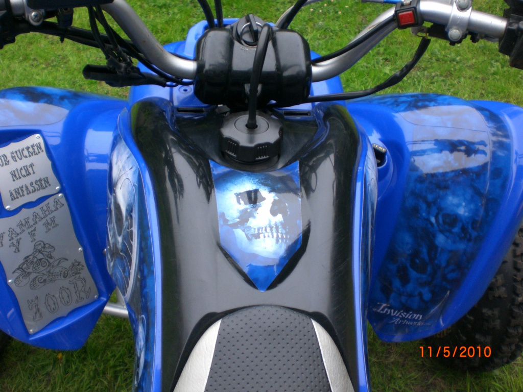 Adrenaline Junkie Blau für Yamaha Raptor YFM 700 R 2006-2012