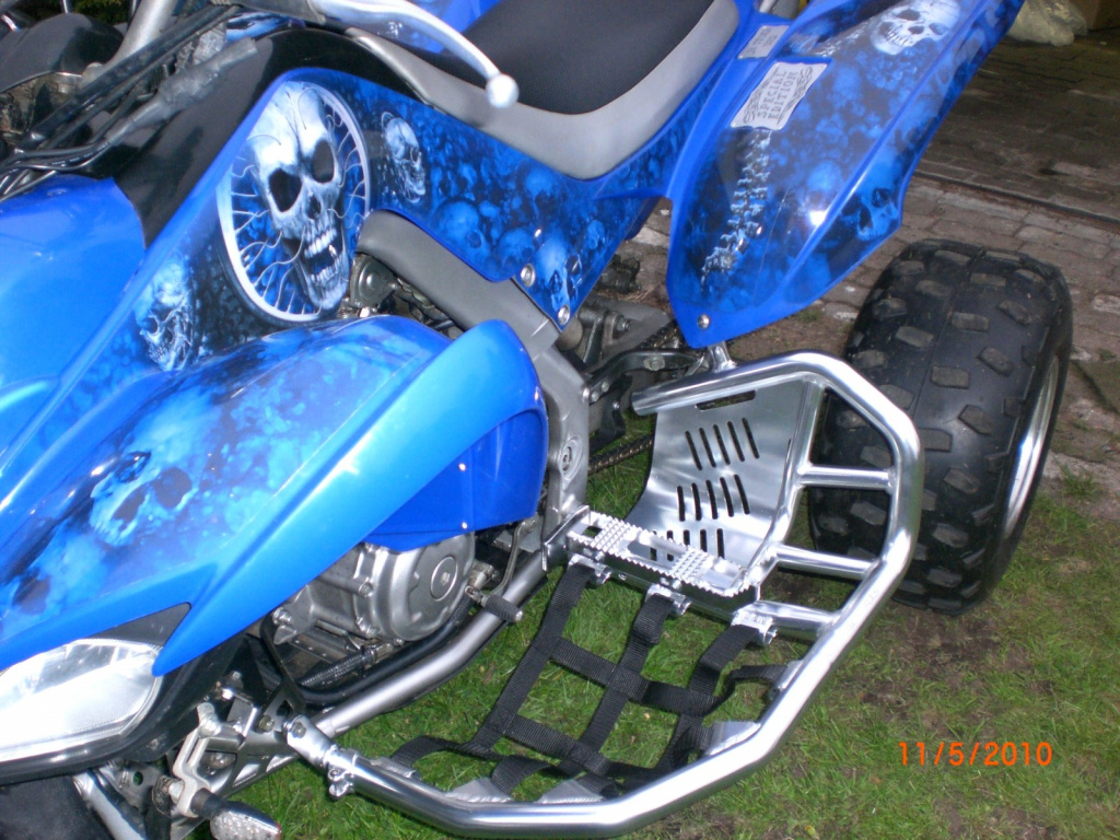 Adrenaline Junkie Blau für Yamaha Raptor YFM 700 R 2006-2012