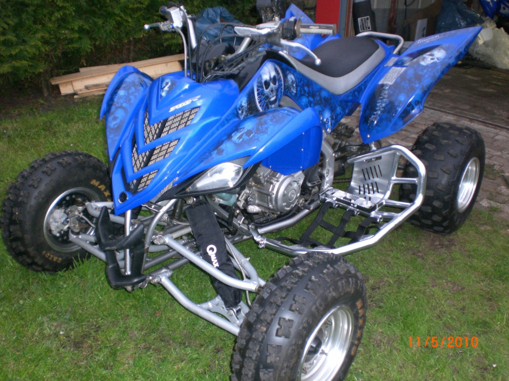 Adrenaline Junkie Blau für Yamaha Raptor YFM 700 R 2006-2012