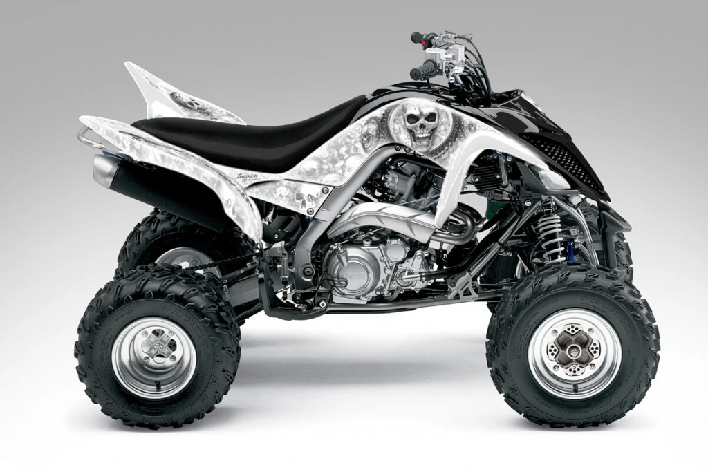 Adrenaline Junkie Weiß für Yamaha Raptor YFM 700 R up 2013+