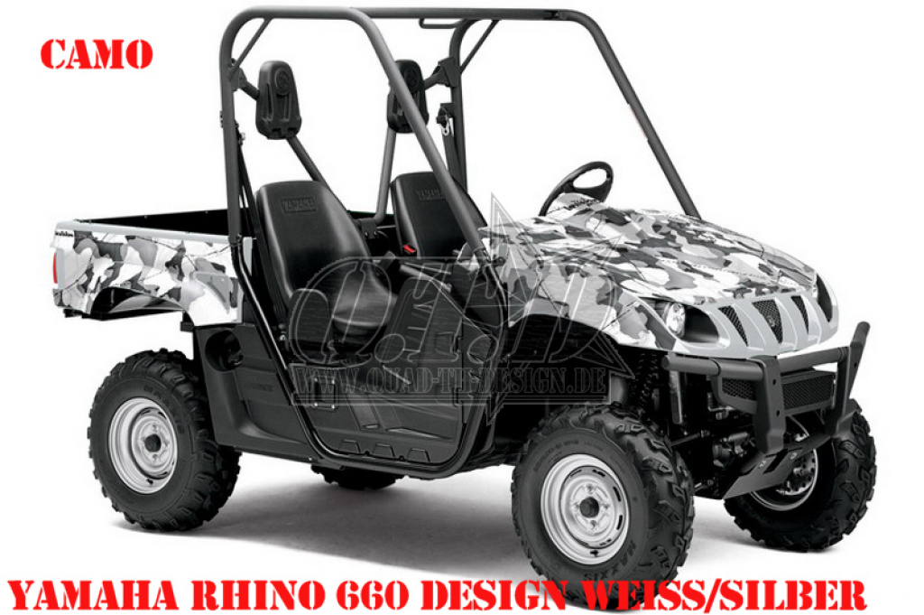 Camo Weiß für Yamaha Rhino 450/660/700