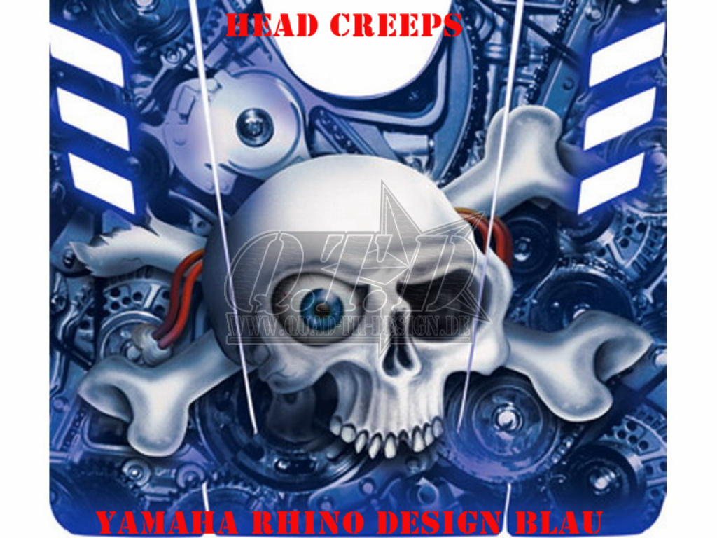 Head Creeps Blue for Yamaha Rhino 450/660/700