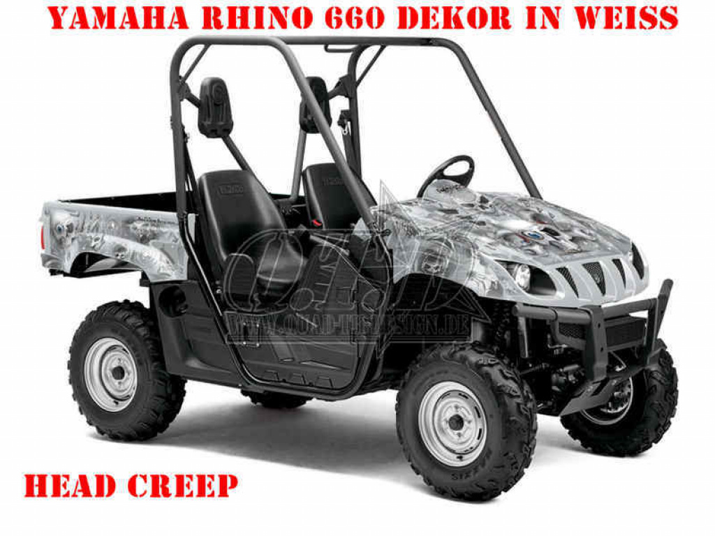 Head Creeps White for Yamaha Rhino 450/660/700