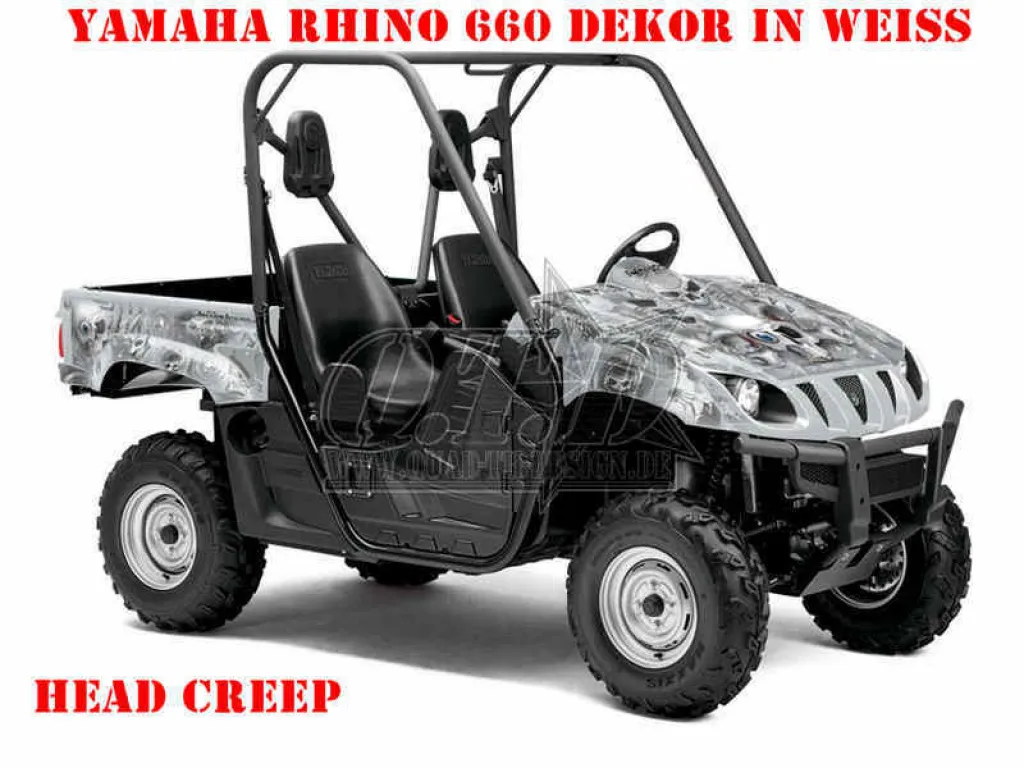 Head Creeps White for Yamaha Rhino 450/660/700