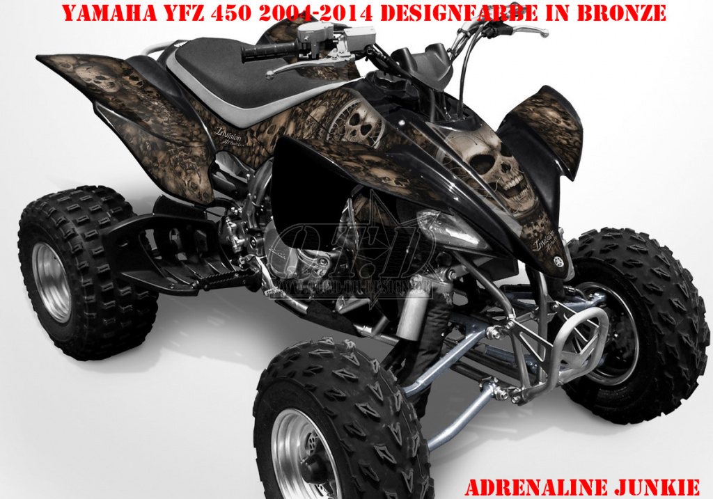 Adrenaline Junkie Bronze für Yamaha YFZ 450 2004-2008 & 2012-2014
