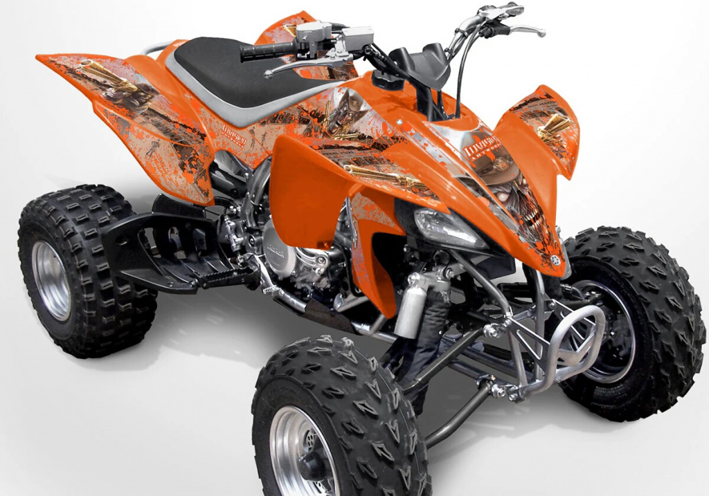 Zombie Outlaw Splatter Orange für Yamaha YFZ 450 2004-2008 & 2012-2014