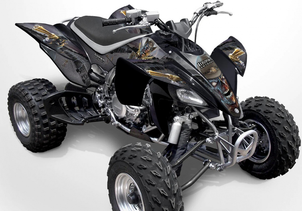Zombie Outlaw Schwarz für Yamaha YFZ 450 2004-2008 & 2012-2014