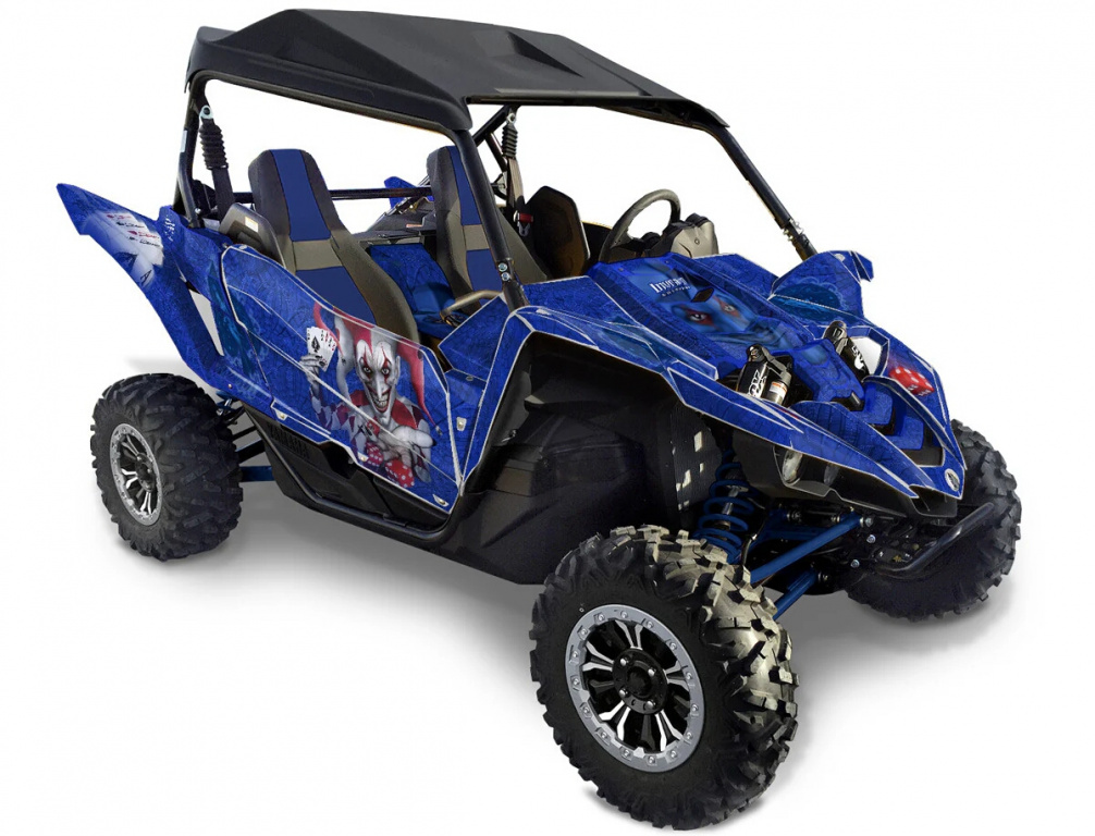 Joker Design color = Blue, Joker color = Red-White for Yamaha YXZ 1000R
