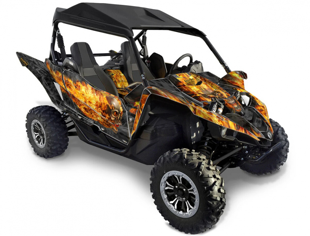 Nitro Design color = Black, Fire color = Natural for Yamaha YXZ 1000R