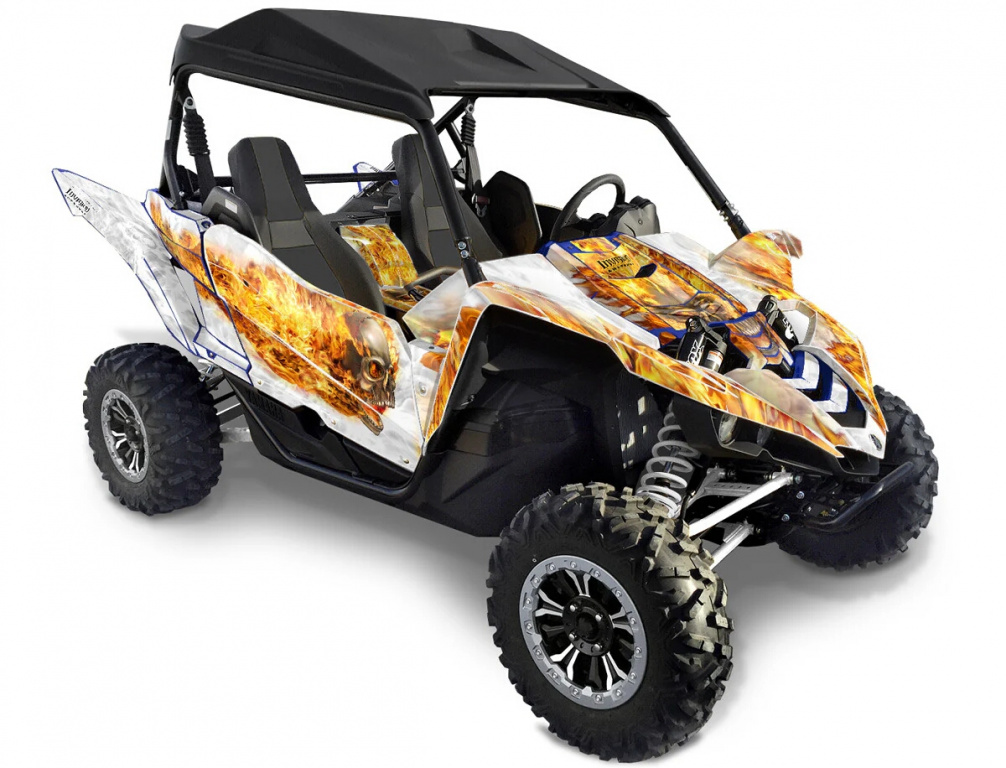 Nitro Design color = White, Fire color = Natural for Yamaha YXZ 1000R