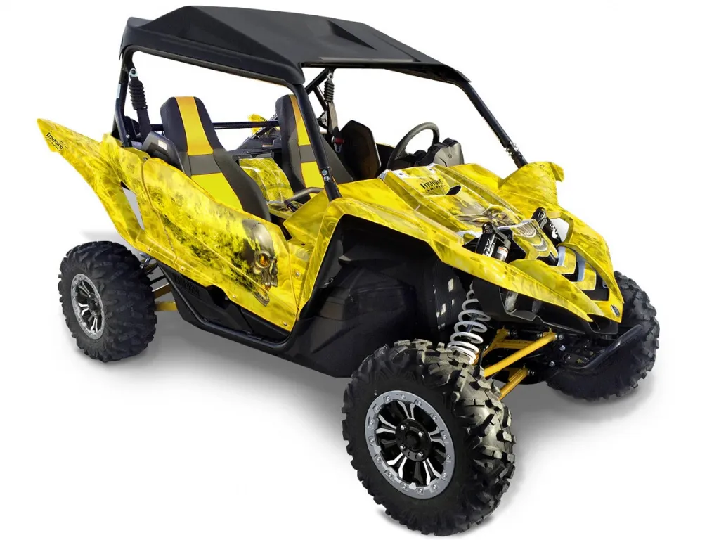 Nitro Design color = Yellow, Fire color = Graphic color for Yamaha YXZ 1000R