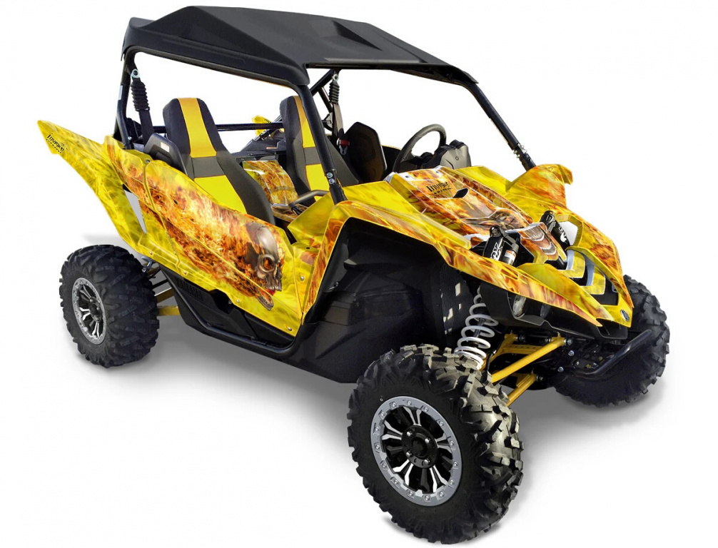 Nitro Design color = Yellow, Fire color = Natural for Yamaha YXZ 1000R