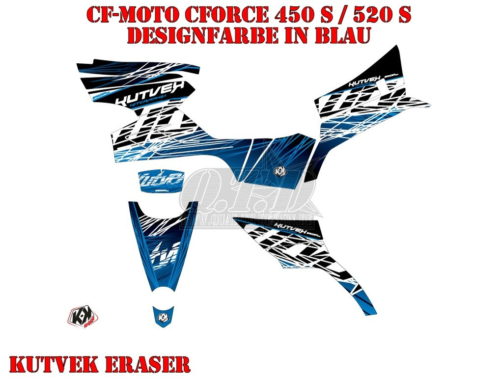 Eraser Blue for CF-Moto CForce 450/500/520 S until to 2022