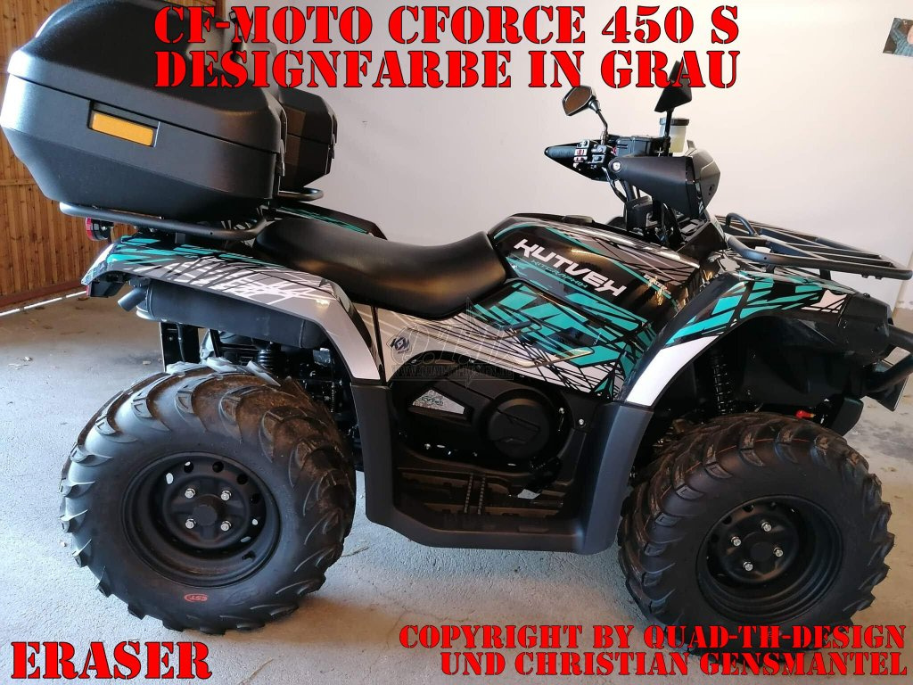Eraser Grey for CF-Moto CForce 450/500/520 S until to 2022