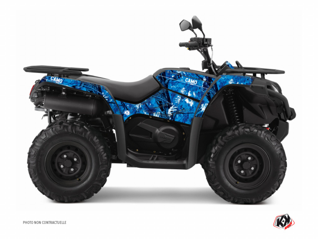 Example picture for thr colors, Camo Blue for CF-Moto CForce 450/500/520 S until to 2022