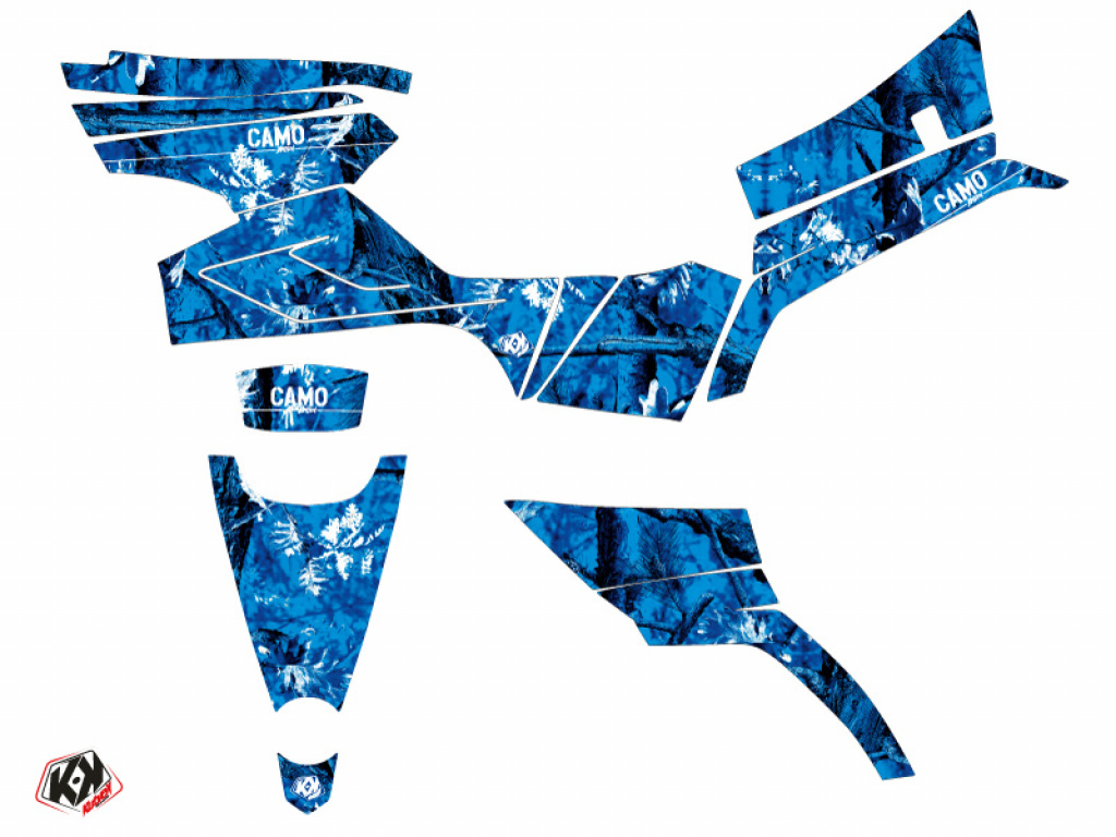 Example picture for thr colors, Camo Blue for CF-Moto CForce 450/500/520 S until to 2022