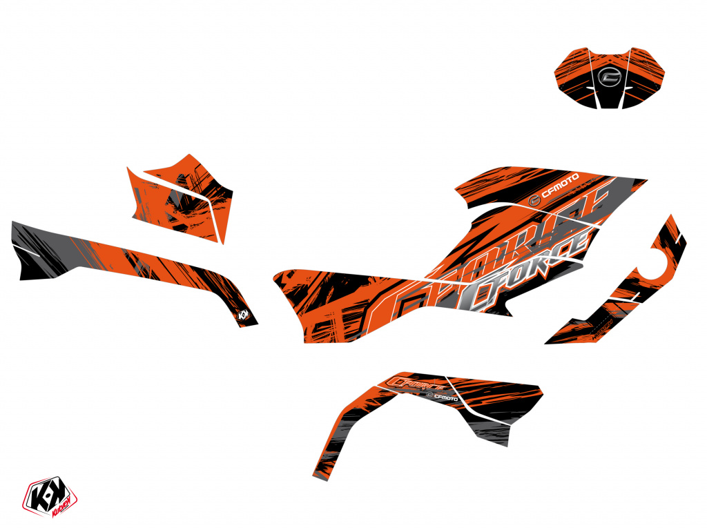 Brush Orange für CF-Moto CForce 625 Touring
