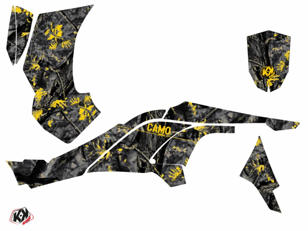 Kutvek Camo Schwarz-Gelb für CAN-AM DS 450
